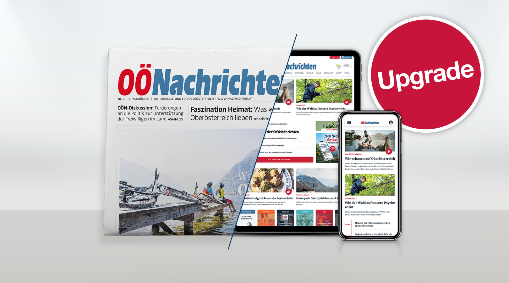 Produkt Bild Upgrade für OÖN-Print-Abonnenten